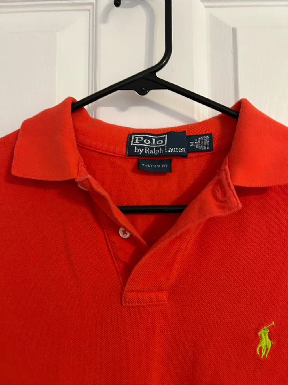 Polo Ralph Lauren Red Classic Fit Polo with Bright Green Pony